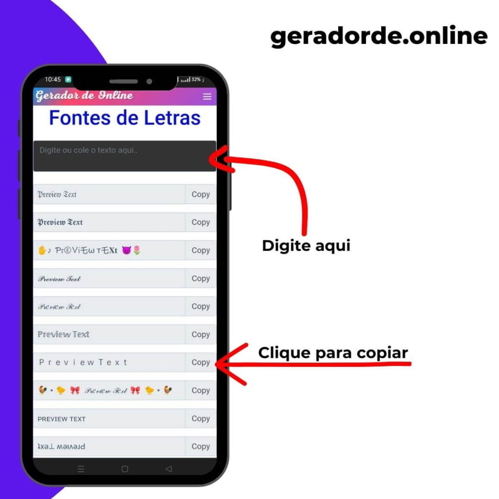 Fontes de Letras Cursivas